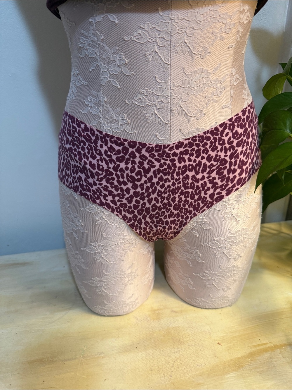 Victoria's Secret Mauve Leopard Hipster Panty